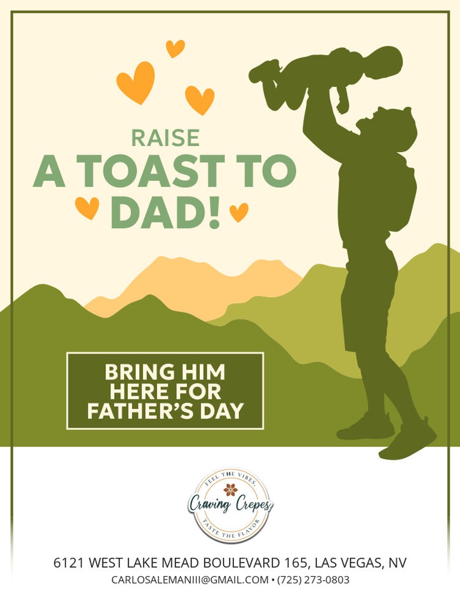 father's day at craving crepes